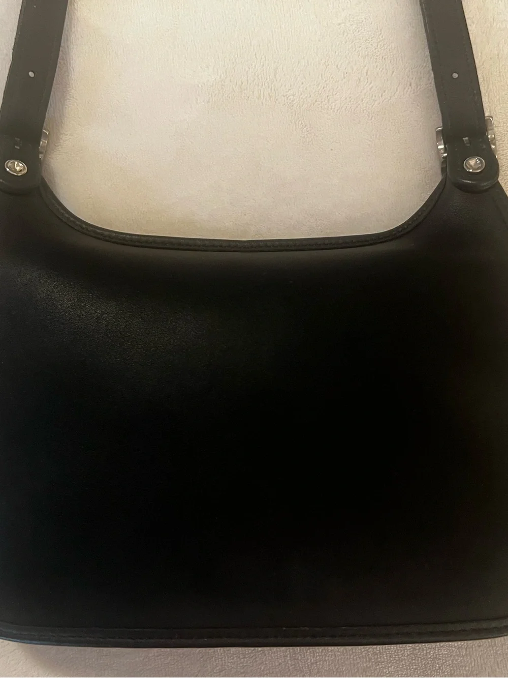 🩷 Vintage Coach Flap Travel Crossbody Handbag 9132 Black Leather🩷